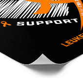 Familie Mannen Vrouwen Kinder Leukemie Bewustzijn  Poster (Hoek)