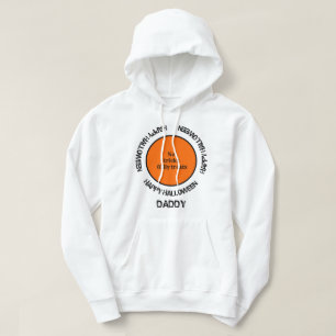Familie Matching Dad Typografie Happy Halloween Hoodie