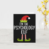 Familie Matching Kerstmis Cadeaus Ik ben de Psych Kaart (Gele Bloem)