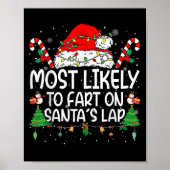 Familie Matching Kerstmis Meest Waarschijnlijk Wer Poster (Voorkant)