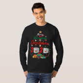 Familie Matching Merry Quarantine Kerstmis Toilet T-shirt (Voorkant volledig)