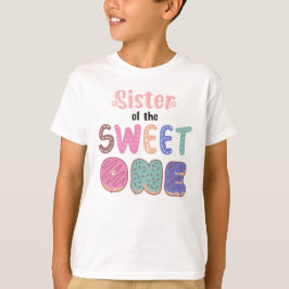 Familie Matching Sweet One Verjaardag Lollipop Sno T-shirt