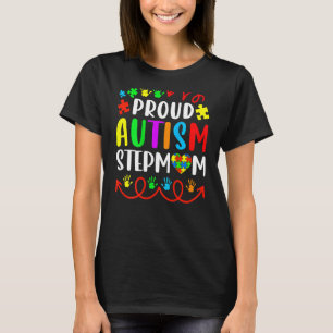 Familie Matching Trots Autisme Stiefmoeder Liefde T-shirt