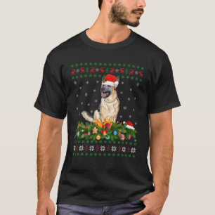 Familie Matching Xmas Lighting Ugly Malinois Dog C T-shirt