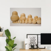 familie matrioshka poster (Thuiskantoor)