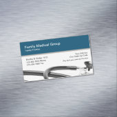 Familie Medisch Arts Magnetische Visitekaartjes Magnetisch Visitekaartje (Voorbeeld)