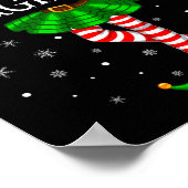 Familie-meisjes Meisjes Ik ben de Bougie Elf Chr Poster (Hoek)