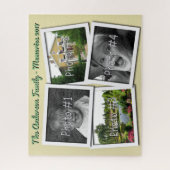 Familie Memories 4 x aangepaste foto's Uitdagingsc Legpuzzel (Verticaal)