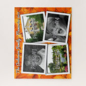 Familie Memories 4 x aangepaste foto's Uitdagingsg Legpuzzel (Verticaal)
