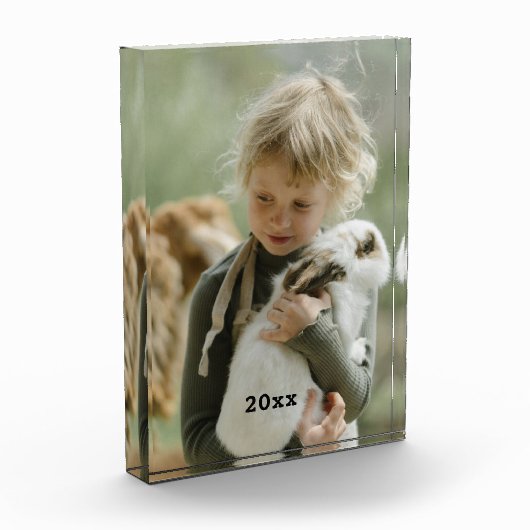 Familie met jaardatum fotoblok (Links)