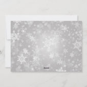 Familie met kerstkaart (Achterkant)