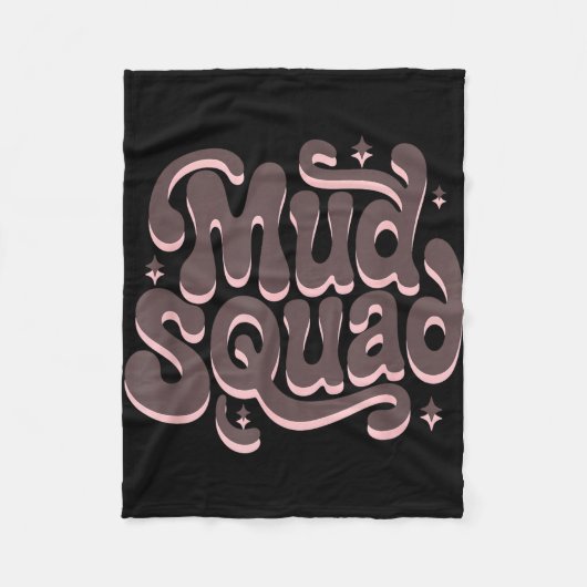 Familie modder squad extreme run modder squad modd fleece deken (Voorkant)