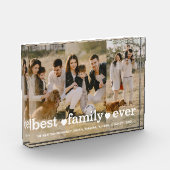 Familie Modern Eenvoudig Script Fotocollage Fotoblokken (Links)