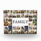 Familie Moderne Minimalistische Foto Grid Collage (Voorkant)
