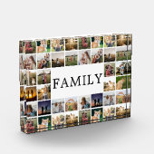 Familie Moderne Minimalistische Foto Grid Collage (Links)
