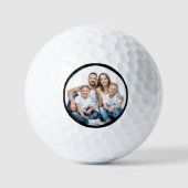 Familie Moeder Vader Foto Personaliseren Golfballen (Voorkant)