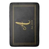 Familie Monogram Badmat (Voorkant Verticaal)