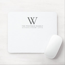 Familie Monogram Elegant Muismat