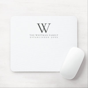 Familie Monogram Elegant Muismat