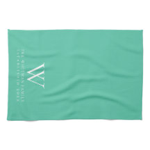 Familie Monogram Elegante Aqua Keuken