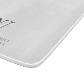 Familie Monogram Elegante Keuken Snijplank (Hoek)