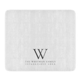 Familie Monogram Elegante Keuken Snijplank