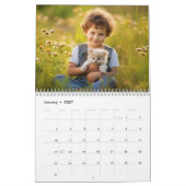 Familie Monogram Naam Foto Kalender (Jan 2027)