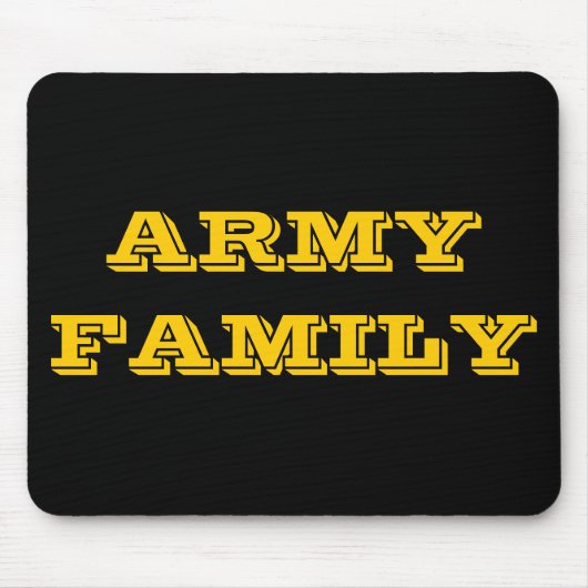 Familie Mousepad Army Muismat (Voorkant)
