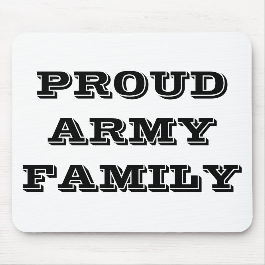 familie Mousepad Proud Muismat (Voorkant)