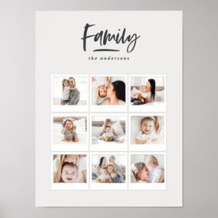 familie multi foto foto foto foto foto foto foto f poster