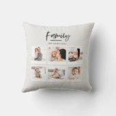 familie multi foto foto kussen (Achterkant)