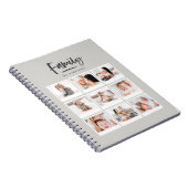 familie multi foto foto notitieboek (Rechterzijde)