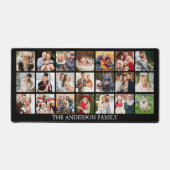 Familie Multi Fotocollage - Kies uw kleur Bureaumat (Voorkant)