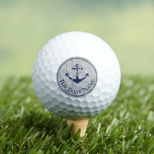 Familie of bootnaam Marineanker touw Nautilus  Golfballen