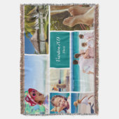 Familie of paarse vakantie 7 Foto Keepomwille, Bla Deken (Voorkant Verticaal)