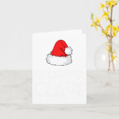 Familie Oma Claus Kerstman Pet Pajama Kaart (Gele Bloem)