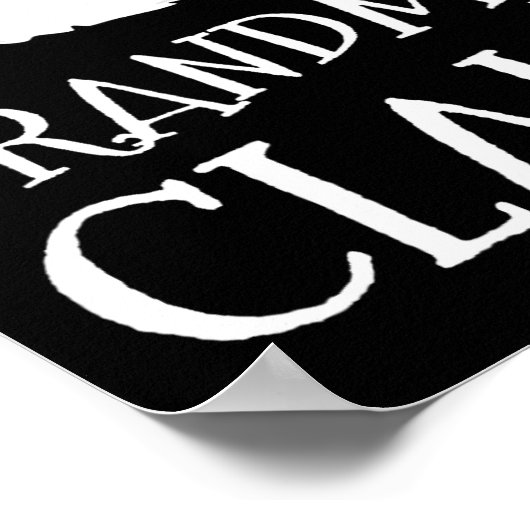 Familie Oma Claus Kerstman Pet Pajama Poster (Hoek)