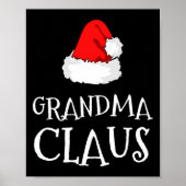 Familie Oma Claus Kerstman Pet Pajama Poster (Voorkant)