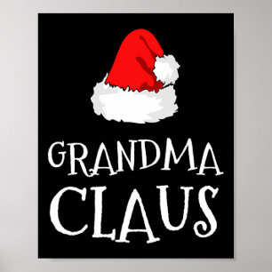 Familie Oma Claus Kerstman Pet Pajama Poster