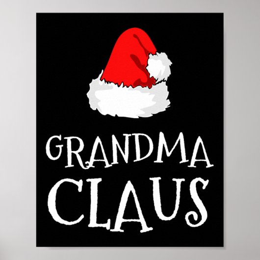 Familie Oma Claus Kerstman Pet Pajama Poster (Voorkant)
