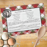 Familie Ontvankelijke feestdag werpt foto-cadeau Theedoek<br><div class="desc">Pas dit Gezinsherontvang Diabetje Pset Foto Gift keukenhanddoekjes met vakantie-cadeautje aan om vrienden, familie of een van je favoriete mensen te vieren. Dit persoonlijke cadeau maakt een doordacht kerstcadeau op maat. Familie en vrienden houden van deze Familie Recipe Holiday Keepomwille Pset Foto Gift keukenhanddoek gepersonaliseerd kerstcadeauidee voor kerstvakantie. Het is...</div>