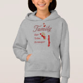 Familie: Onze stam, samen sterker Kinder T-shirts (Voorkant)