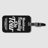 Familie op de Bagagelabel van de Tour Holiday (Voorkant (horizontaal))