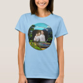 Familie op de rivier de Mismaloya 0350 T-shirt (Voorkant)