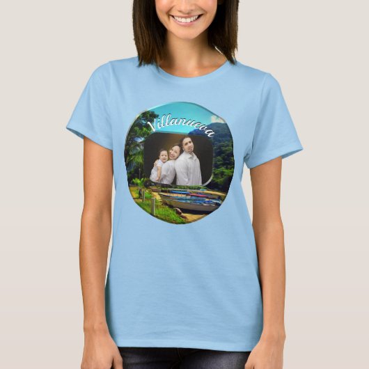 Familie op de rivier de Mismaloya 0350 T-shirt (Voorkant)