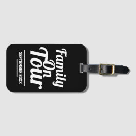 Familie op Tour Holiday Bagagelabel