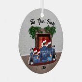 Familie ornament 2 yound boys (Voorkant Rechts)