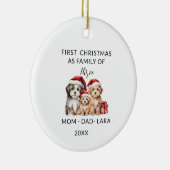 Familie ornament als kerstboom decoratie (Rechts)