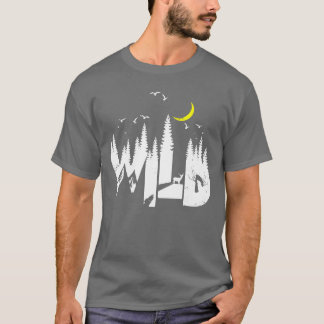 Familie Outr Campingreis Wildlife Camp vriend T-shirt