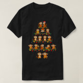 Familie Pajama stelt kerstfeestjes bij elkaar T-shirt (Design voorkant)
